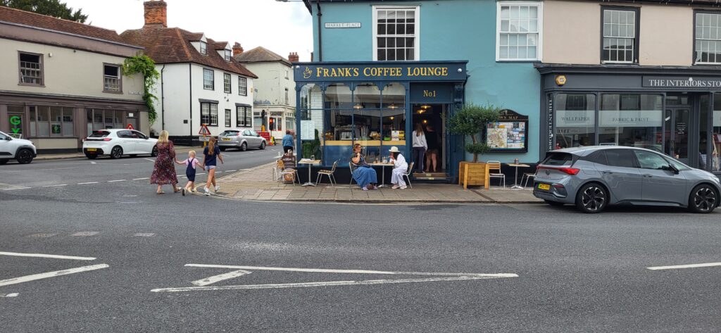 Braintree to Dunmow on the Flitch Way 2 franks cafe dunmow