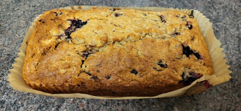 HOME 8 Banana and Blackberry Cake